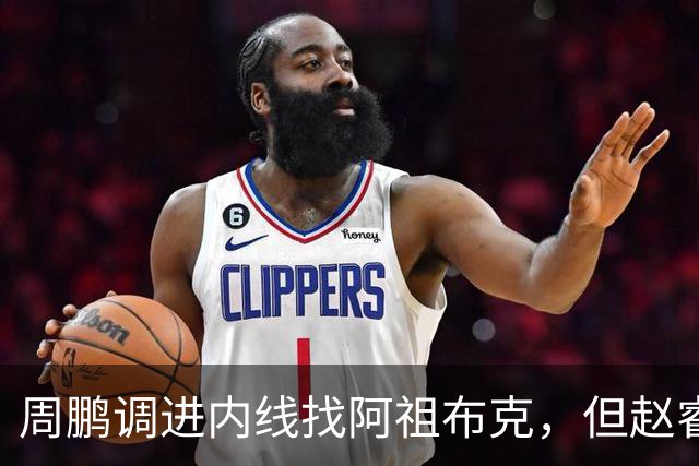 周鹏调进内线找阿祖布克，但赵睿抢先卡到位置破坏出界