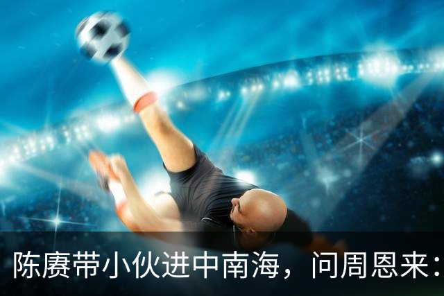 陈赓带小伙进中南海，问周恩来：他像谁？邓颖超一见就哭了